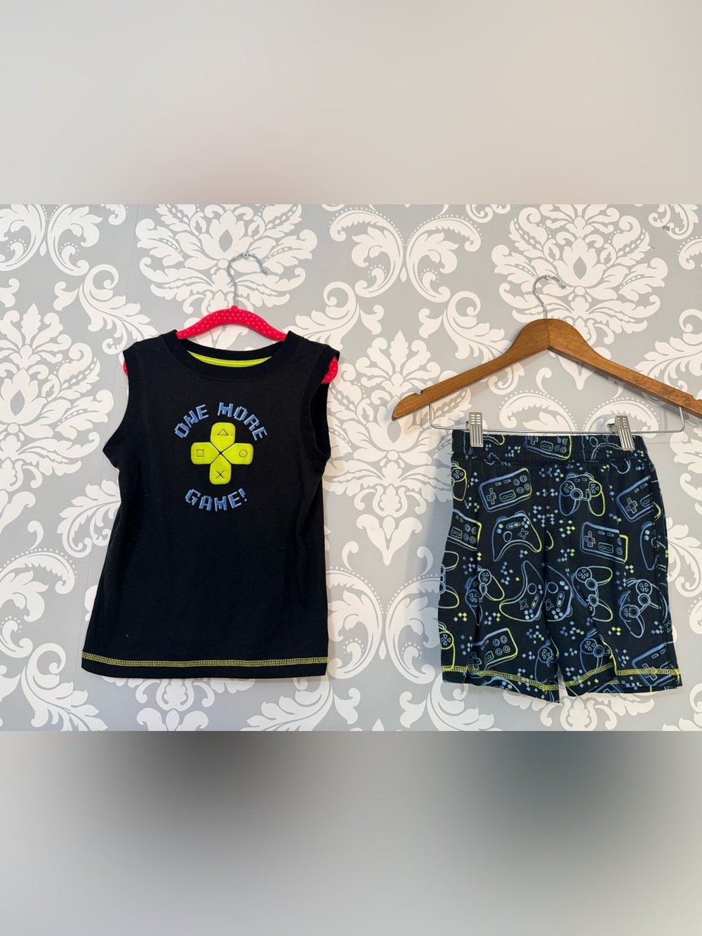 💫10/$25 • George Gamer 2 Piece PJ Tank Top and Shorts Set